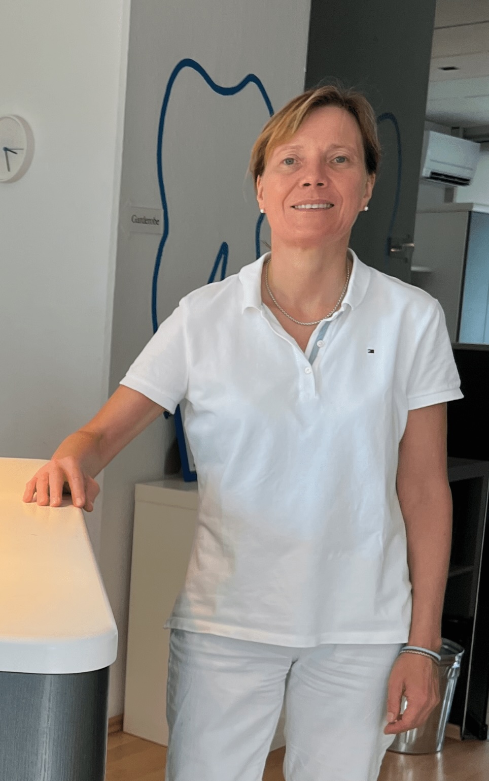 Empfang der Zahnarztpraxis Kur28